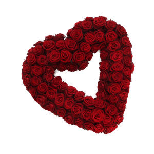 Open Hart Romantic Red