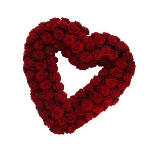 Open Hart Romantic Red