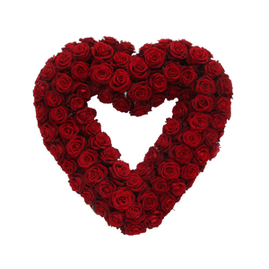 Open Hart Romantic Red